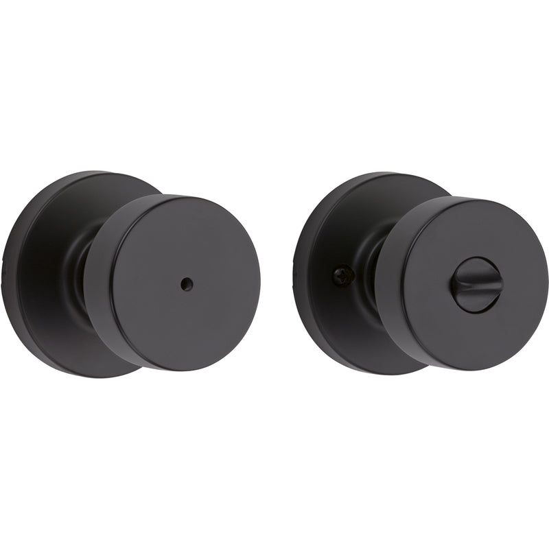 KWIKSET - Kwikset Signature Series Pismo Iron Black Knob Right or Left Handed [97300-930]