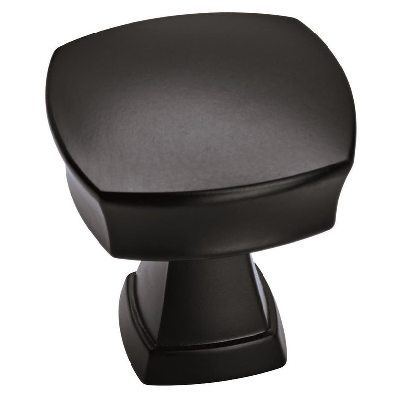 AMEROCK - Amerock Stature Allison Square Cabinet Knob 1-1/4 in. Matte 1 pk
