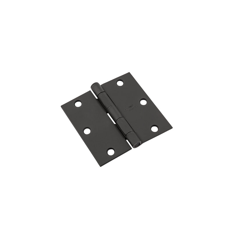 NATIONAL HARDWARE - National Hardware 3-1/2 in. L Black Door Hinge 1 pk [N830-425]