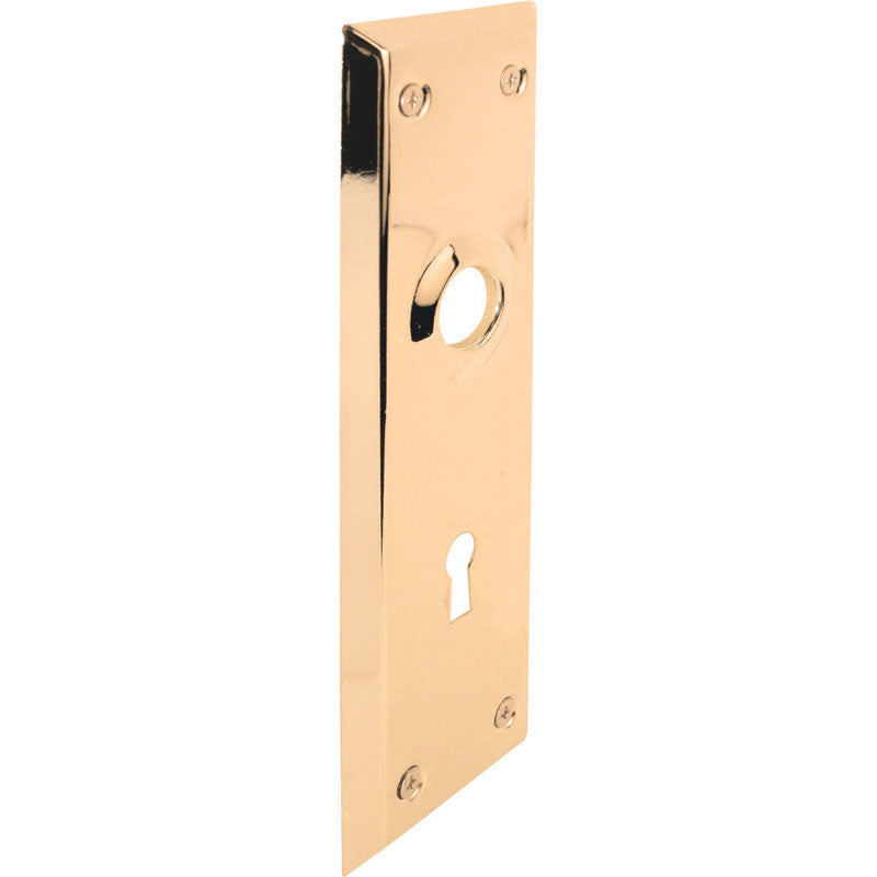 PRIME-LINE - Prime-Line Bright Brass Door Escutcheon Plates Left Handed