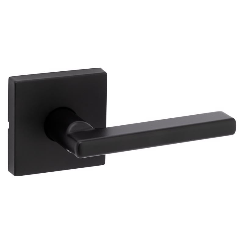 KWIKSET - Kwikset Halifax Matte Black Passage Lever Right or Left Handed