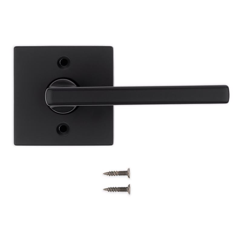 KWIKSET - Kwikset Halifax Iron Black Reversible Dummy Lever Right or Left Handed