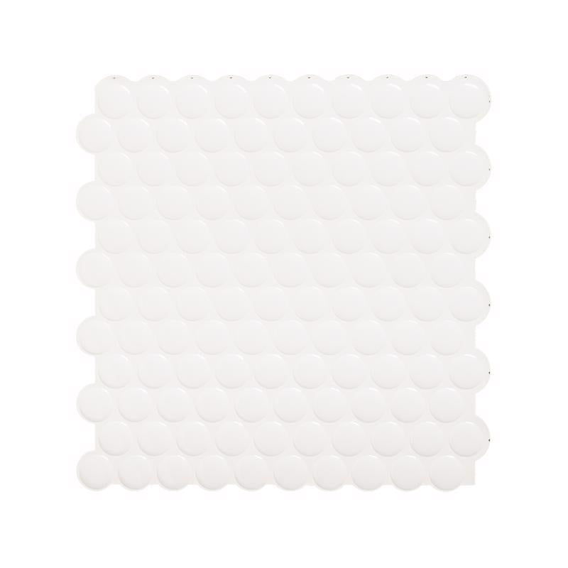 SMART TILES - Smart Tiles 8.95 in. W X 8.98 in. L White Glazed Vinyl Adhesive Wall Tile 4 pc - Case of 6