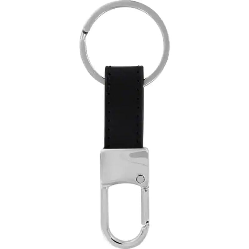 HILLMAN - Hillman 1.5 in. D Metal Black/Silver Split Ring Key Clip - Case of 3