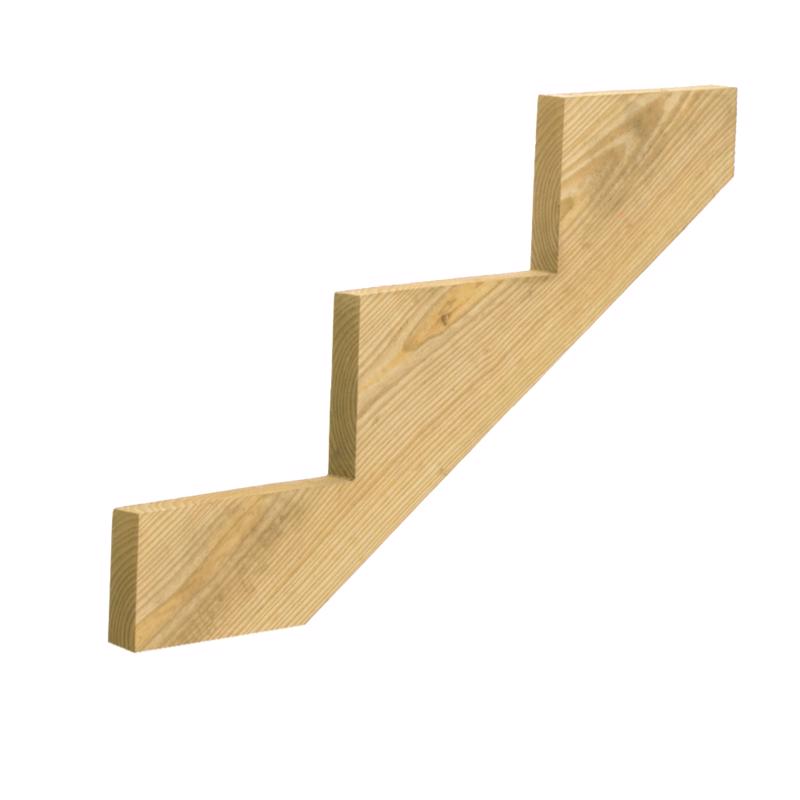 PROWOOD - ProWood 1.5 in. X 11.25 in. W X 3 ft. L Southern Yellow Pine Stair Stringer #2/BTR Grade