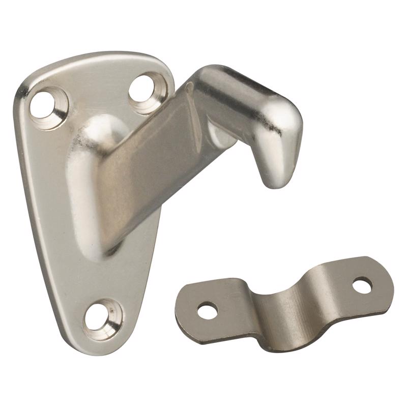 NATIONAL HARDWARE - National Hardware Silver Zinc Die Cast w/Steel Strap Handrail Bracket 3-5/16 in. L 250 lb