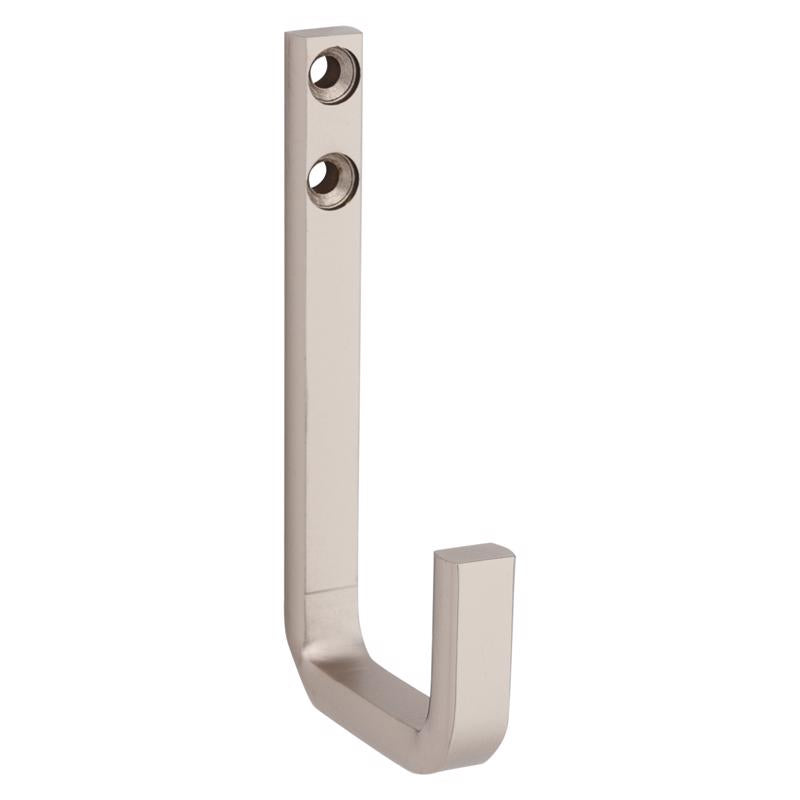 NATIONAL HARDWARE - National Hardware Reed Satin Nickel Steel 4 in. L Hook 60 lb 1 pk