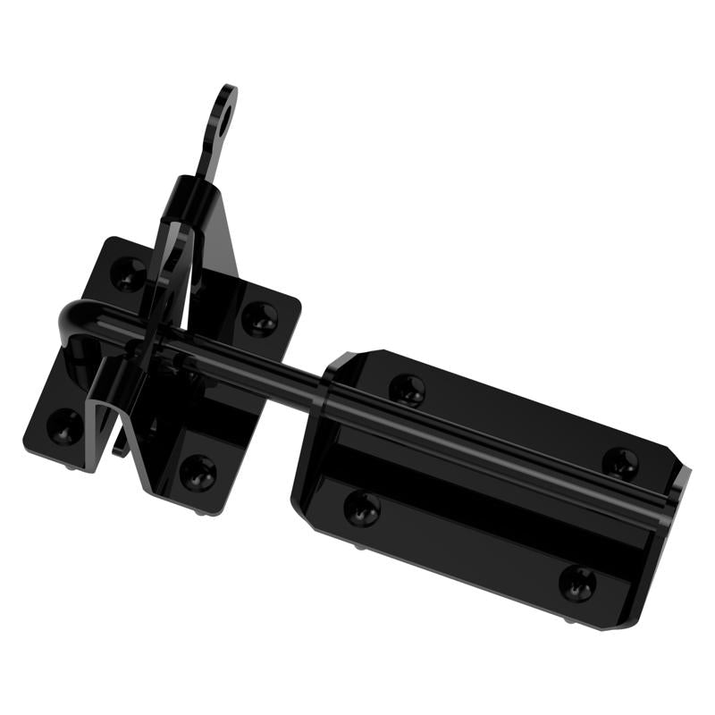NATIONAL HARDWARE - National Hardware 7.57 in. L Black Steel Gate Latch 1 pk