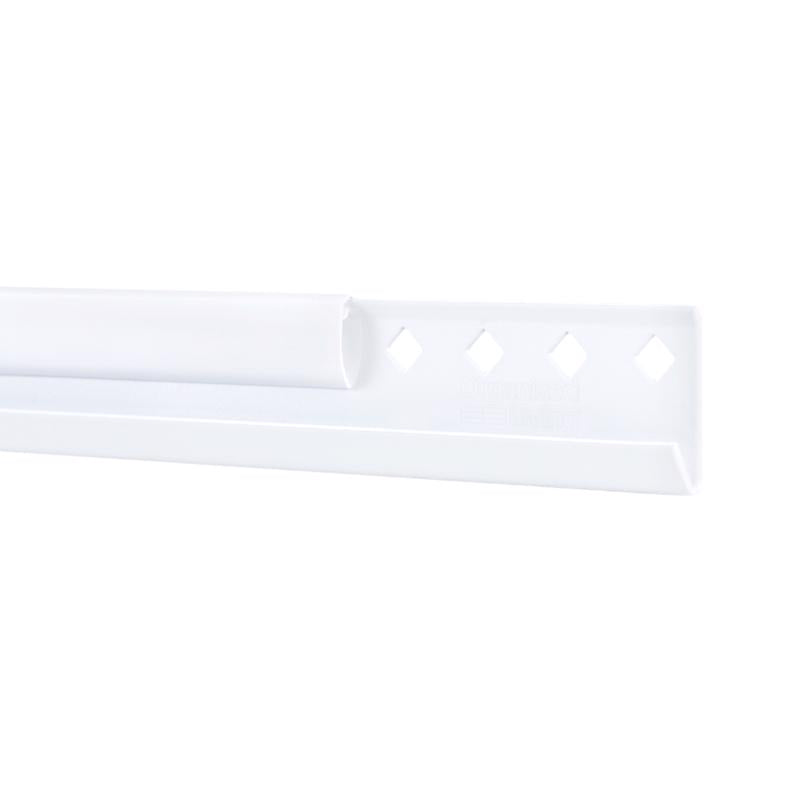 ORGANIZED LIVING - Organized Living Freedom Rail 2.25 in. H X 0.5 in. W X 78 in. L Epoxy Coated Steel Hanging Rail