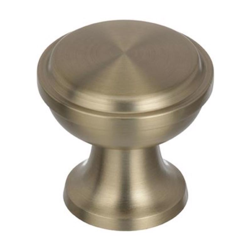 AMEROCK - Amerock Westerly Round Cabinet Knob 1-3/16 in. D 1-3/16 in. Golden Champagne 1 pk - Case of 25