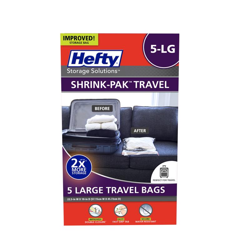 HEFTY - Hefty Shrink-Pak Clear Storage Bag - Case of 3