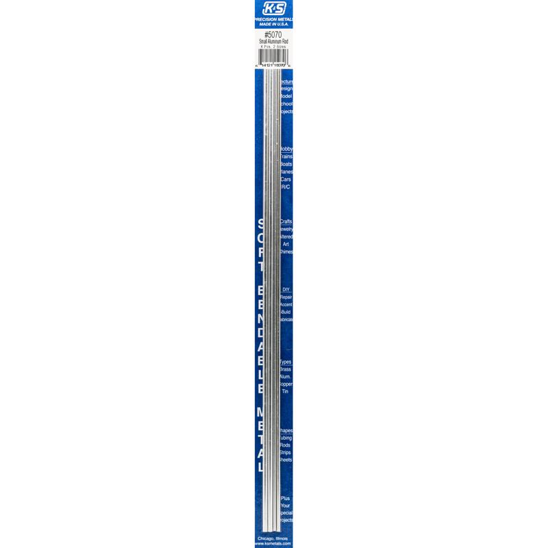 K&S - K&S 12 in. L Aluminum Rod 4 pk