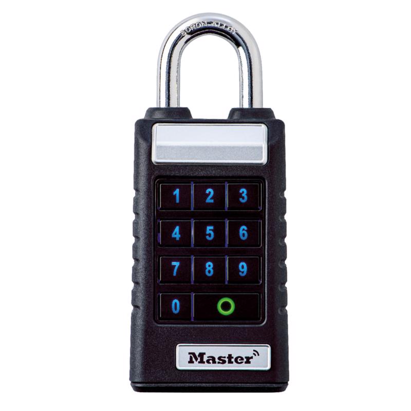 MASTER LOCK - Master Lock ProSeries 5.43 in. H X 1.71 in. W X 2.43  L Metal Single Locking Bluetooth Padlock