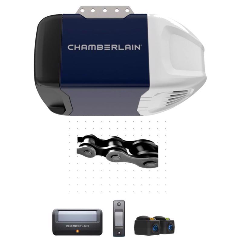 CHAMBERLAIN - Chamberlain 1/2 HP Chain Drive Smart Garage Door Opener