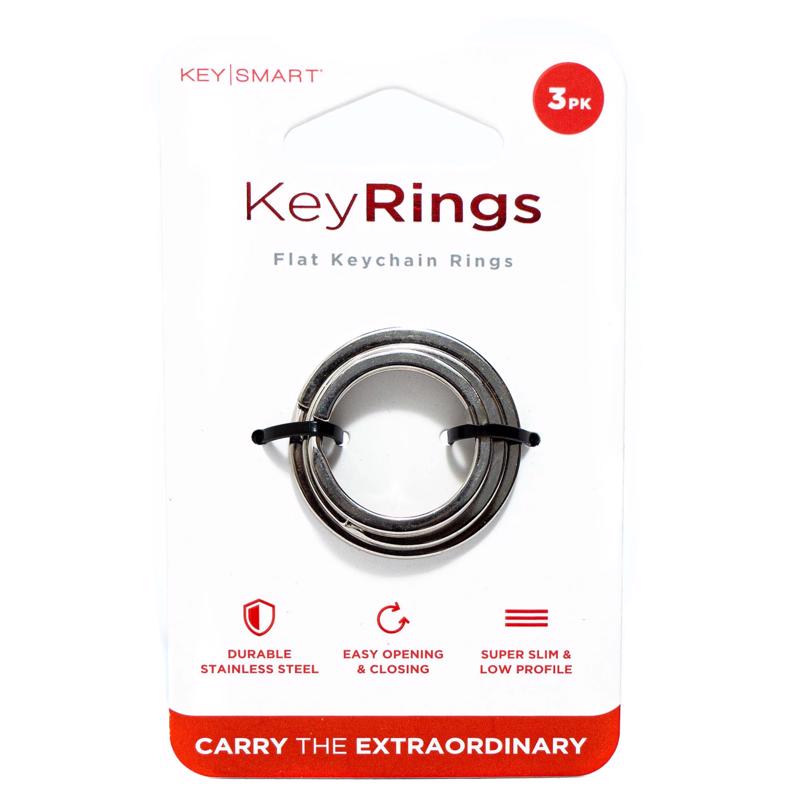 KEYSMART - KeySmart Stainless Steel Silver Key Ring