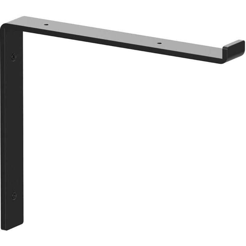 KNAPE & VOGT - Knape & Vogt Black Steel Shelf Bracket 10 in. L 75 lb - Case of 8