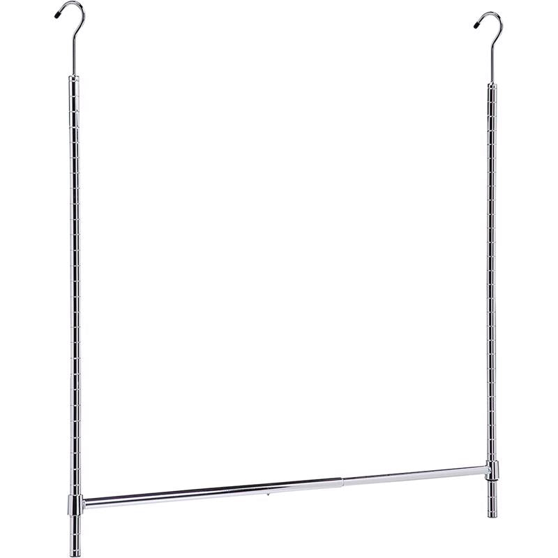 HONEY-CAN-DO - Honey-Can-Do 37 in. L Adjustable Chrome Metal Closet Rod