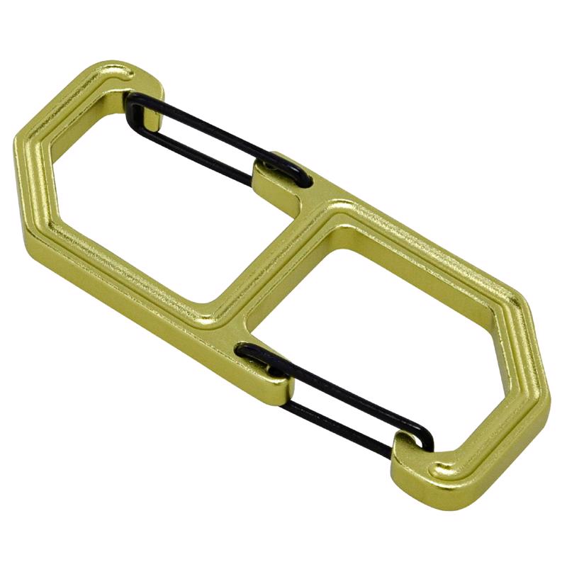 HILLMAN - Hillman Apex Aluminum Black/Green Clip/Hook S-Biner [9985049]