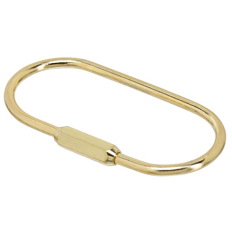 HILLMAN - Hillman Sanitas Brass Gold Key Ring