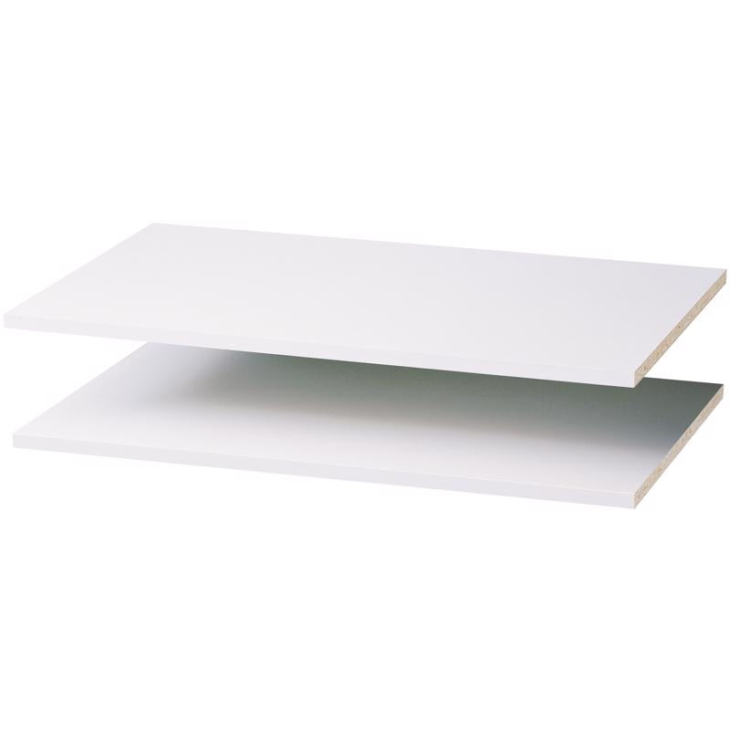 EASY TRACK - Easy Track Create Collection 5/8 in. H X 34.87 - 23.87 in. W X 14 in. L Wood Laminate Shelf Divider