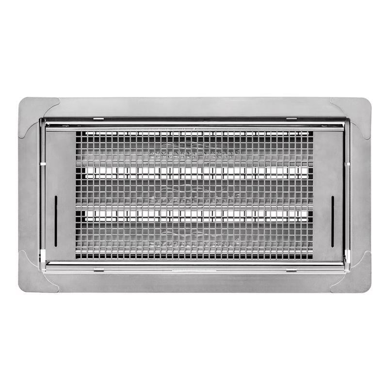 SMART VENT - Smart Vent 8 in. H X 16 in. W Silver Stainless Steel Flood Vent [1540-510]