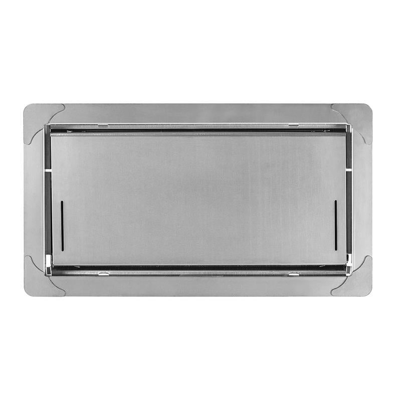 SMART VENT - Smart Vent 8 in. H X 16 in. W Silver Stainless Steel Flood Vent [1540-520]
