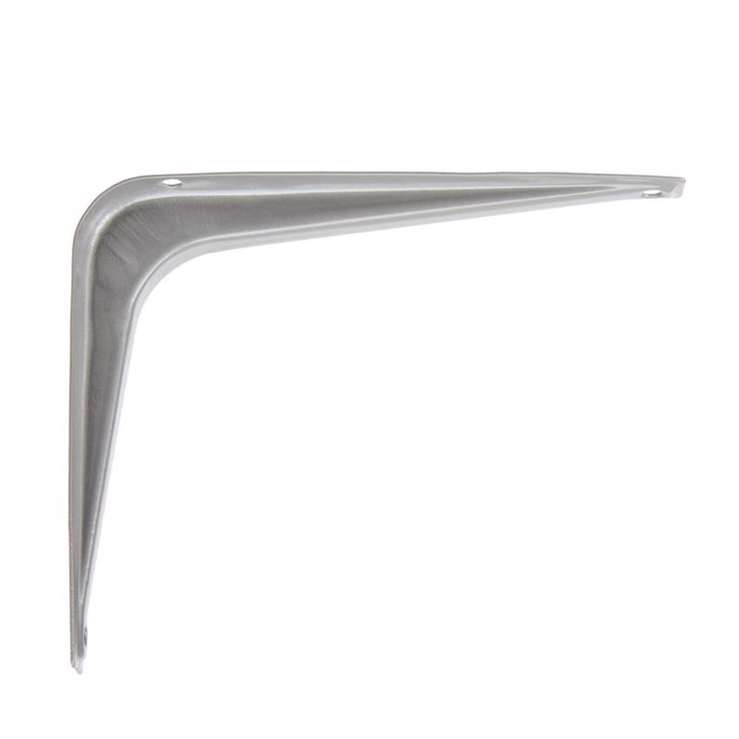 Hampton Gray Steel Shelf Bracket 18 Ga. 6 in. L 100 lb - Case of 10