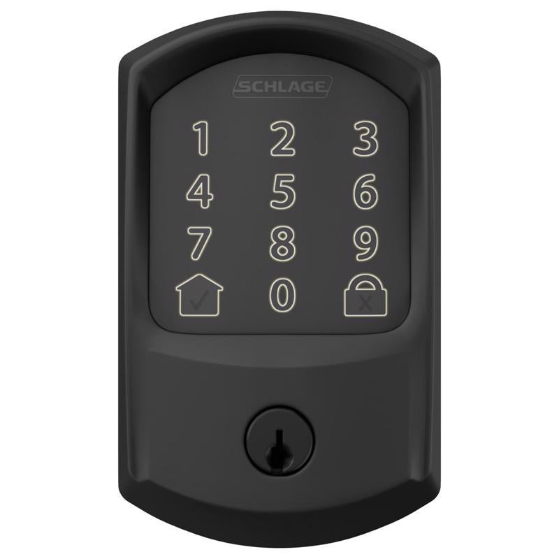 SCHLAGE - Schlage Encode Matte Black Metal Wifi Deadbolt [BE489WBVGRW622]