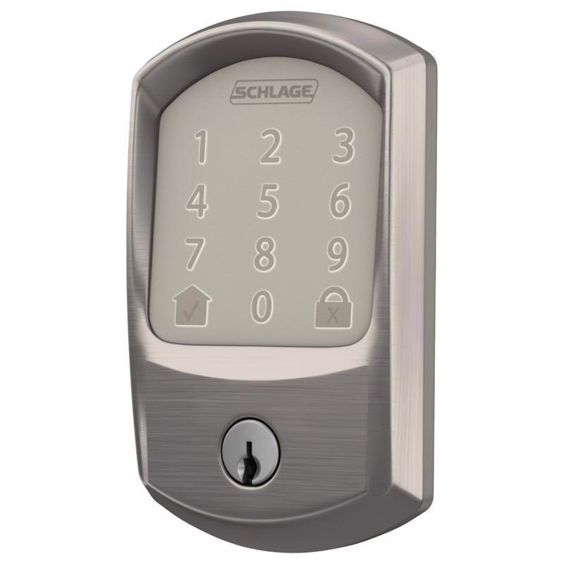 SCHLAGE - Schlage Encode Satin Nickel Metal Wifi Deadbolt [BE489WBVGRW619]