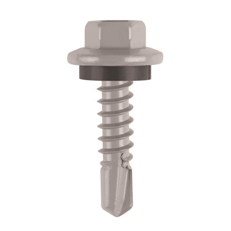TEKS ELITE - Teks Elite No. 12 X 1-1/2 in. L Hex Drive Hex Washer Head Roofing Screws 75 pk
