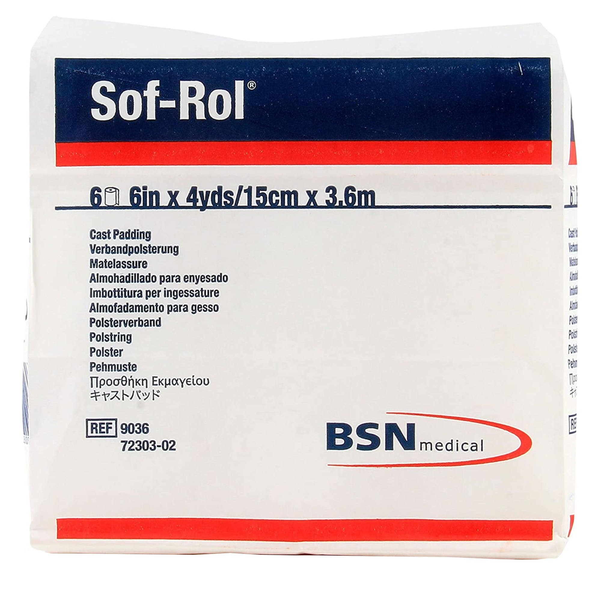 BSN Medical - Cast Padding Undercast Sof-Rol® 6 Inch X 4 Yard Rayon NonSterile [6/BG]