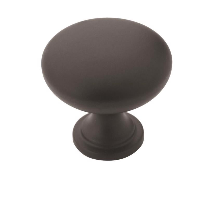 AMEROCK - Amerock Edona Round Cabinet Knob 1-1/4 in. D 1-1/8 in. Matte 10 pk