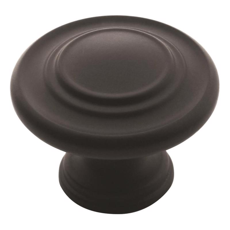 AMEROCK - Amerock Inspiration Casual Round Cabinet Knob 1-5/16 in. D 1 in. Matte 10 pk