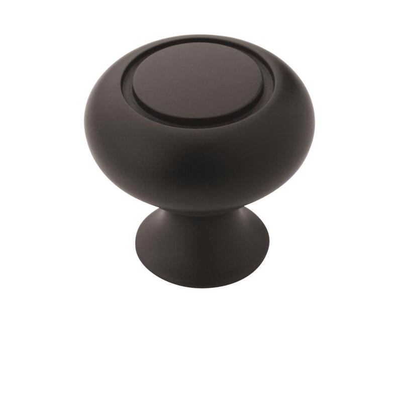 AMEROCK - Amerock Everyday Heritage Round Cabinet Knob 1-1/4 in. D 1-3/16 in. Matte 10 pk