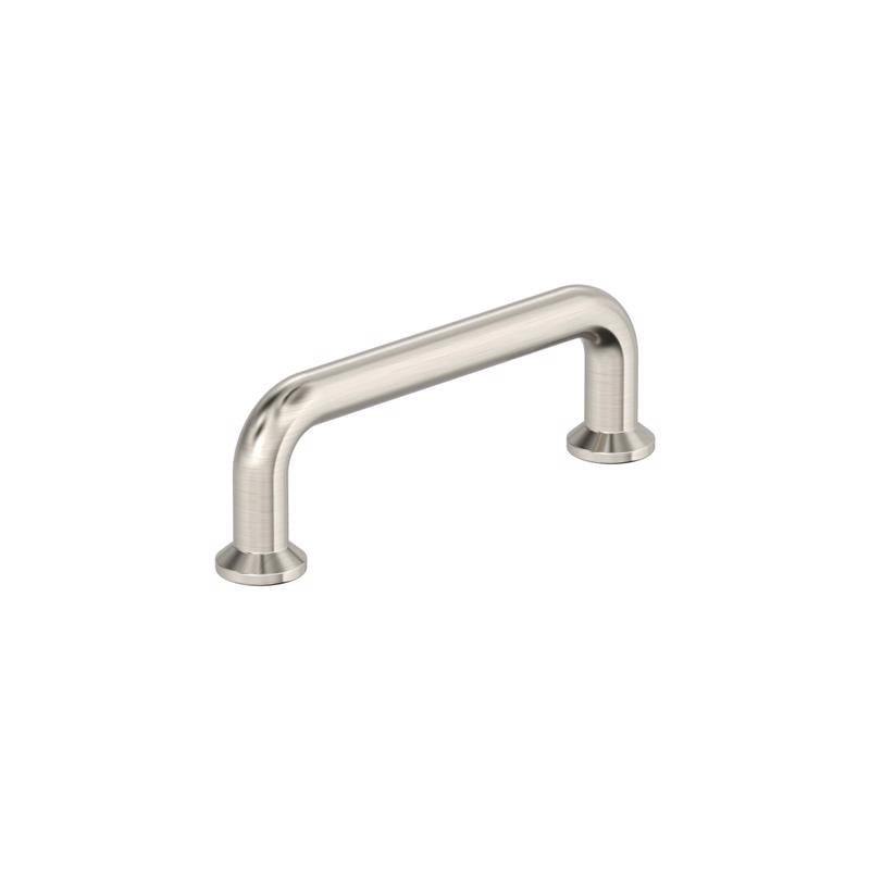AMEROCK - Amerock Contemporary Cabinet Pull 3 in. Satin Nickel Silver 6 pk