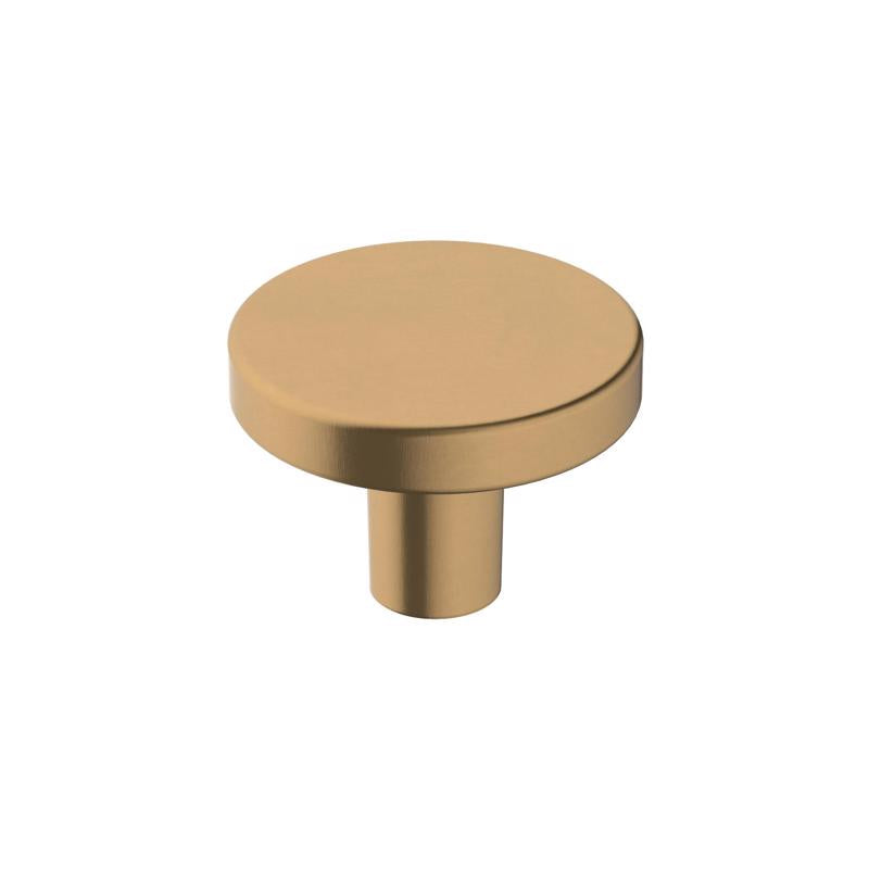 AMEROCK - Amerock Versa Contemporary Round Cabinet Knob 1-3/8 in. D 1 in. Champagne Bronze 6 pk