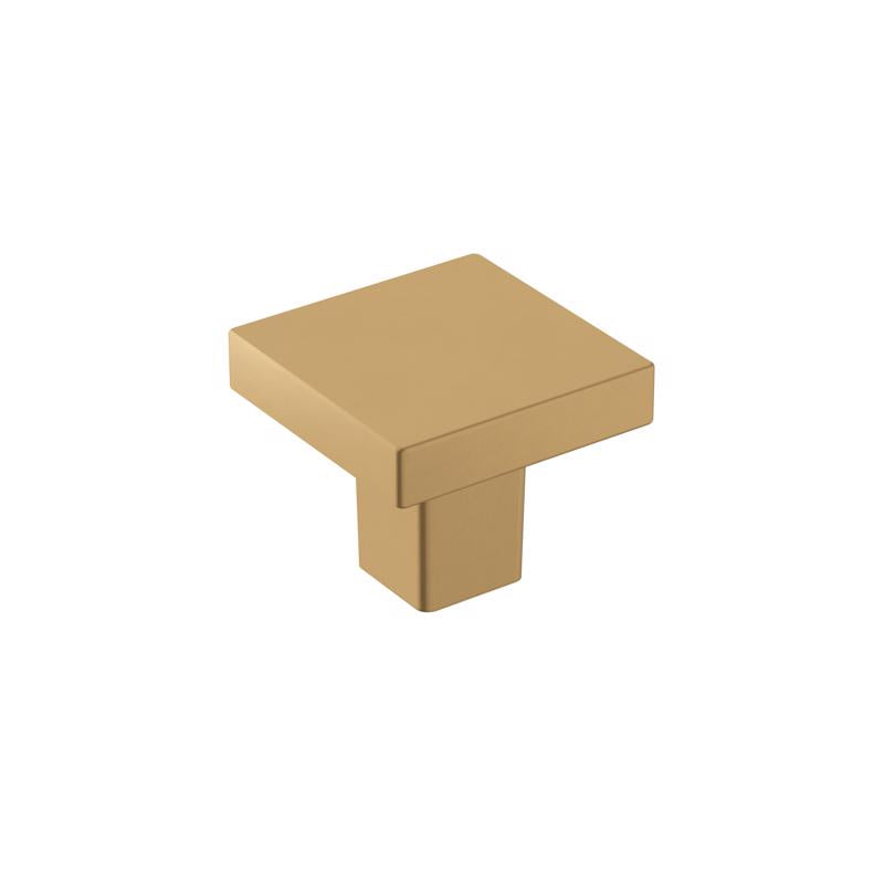AMEROCK - Amerock Monument Modern Square Cabinet Knob 1 in. Champagne Bronze 6 pk