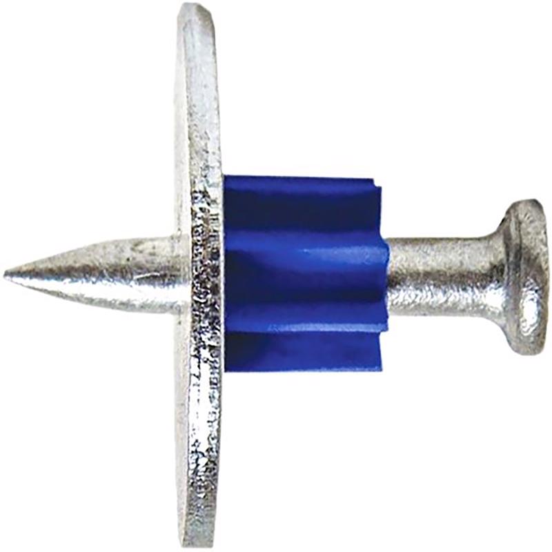BLUE POINT - Blue Point .300 in. D X 1 in. L Steel Flat Head Drive Pin with Washer 100 box