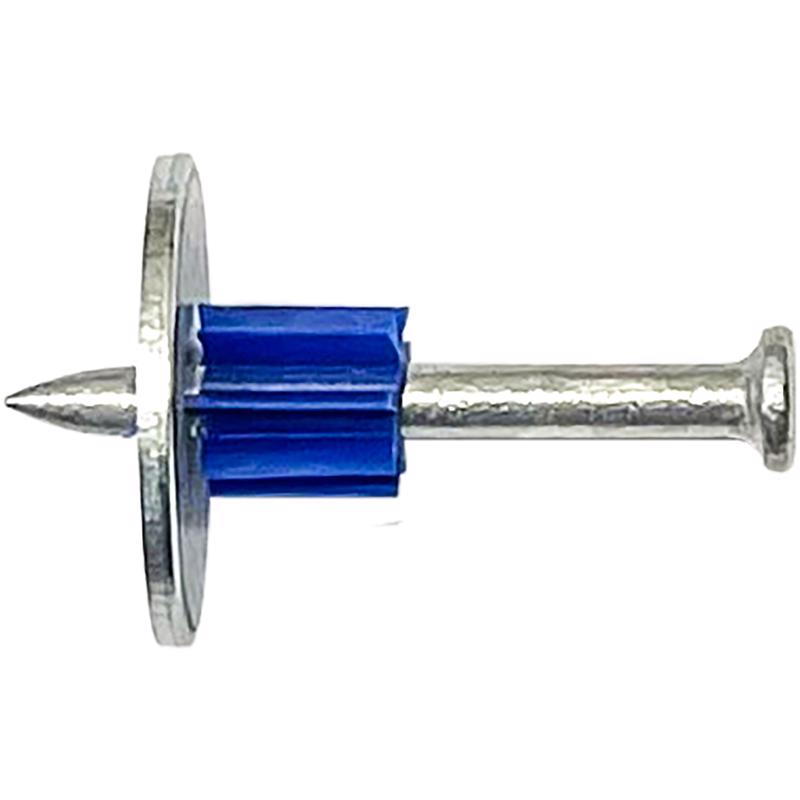 BLUE POINT - Blue Point .300 in. D X 1-1/4 in. L Steel Flat Head Drive Pin with Washer 100 box