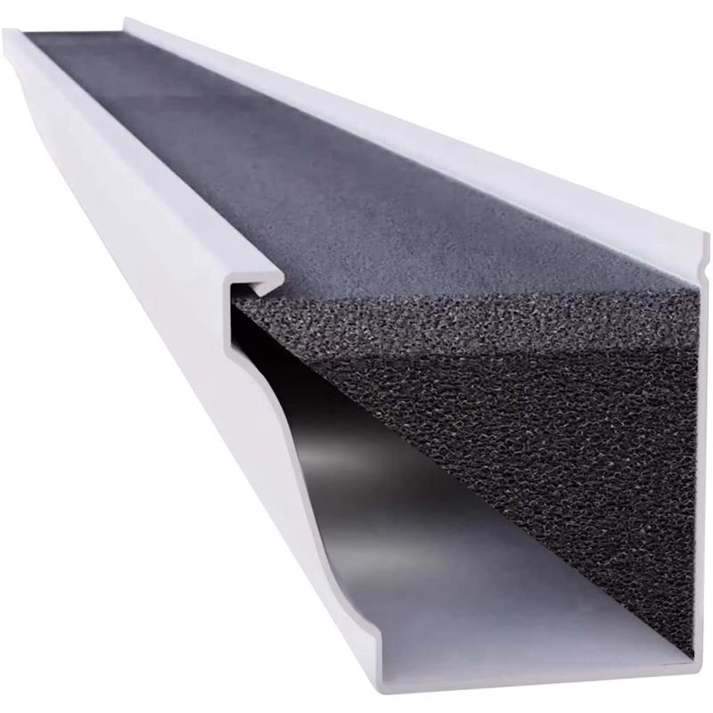 GUTTERFOAM - GutterFoam 5 in. W X 48 in. L Black Polyether Outdoor Foam Gutter Guard