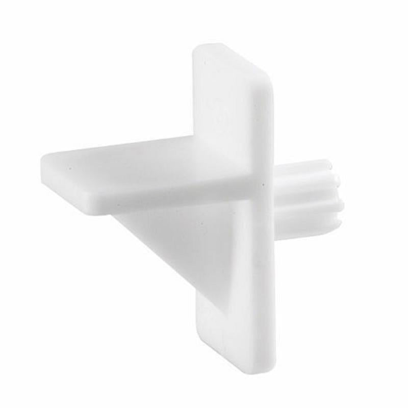 ONWARD - Onward 1 in. H X 0.62 in. W X 0.48 in. D White Plastic Shelf Clips