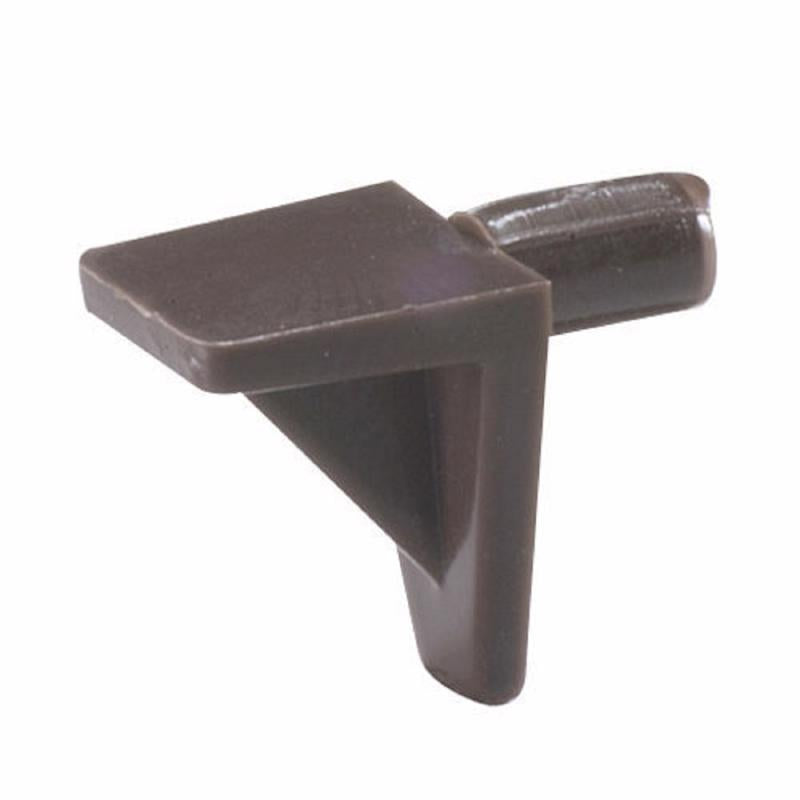 ONWARD - Onward 0.6 in. H X 0.39 in. W X .39 in. D Brown Plastic Shelf Clips