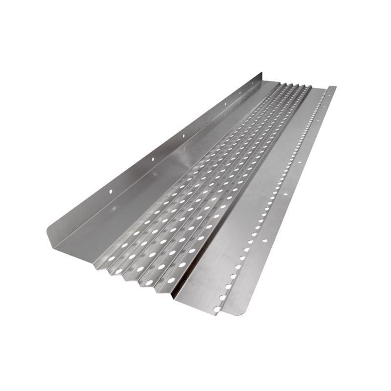 UNITED GUTTER GUARD - United Gutter Guard 2 in. H X 6 in. W X 30 ft. L Silver Aluminum Gutter Guard