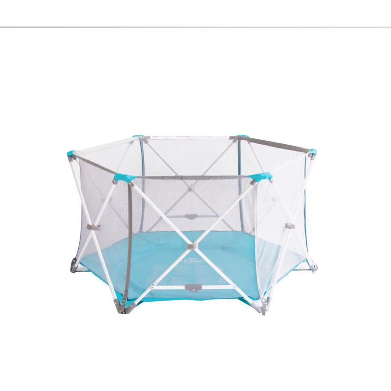 REGALO - Regalo Gray/White Metal Play Yard 1 pk