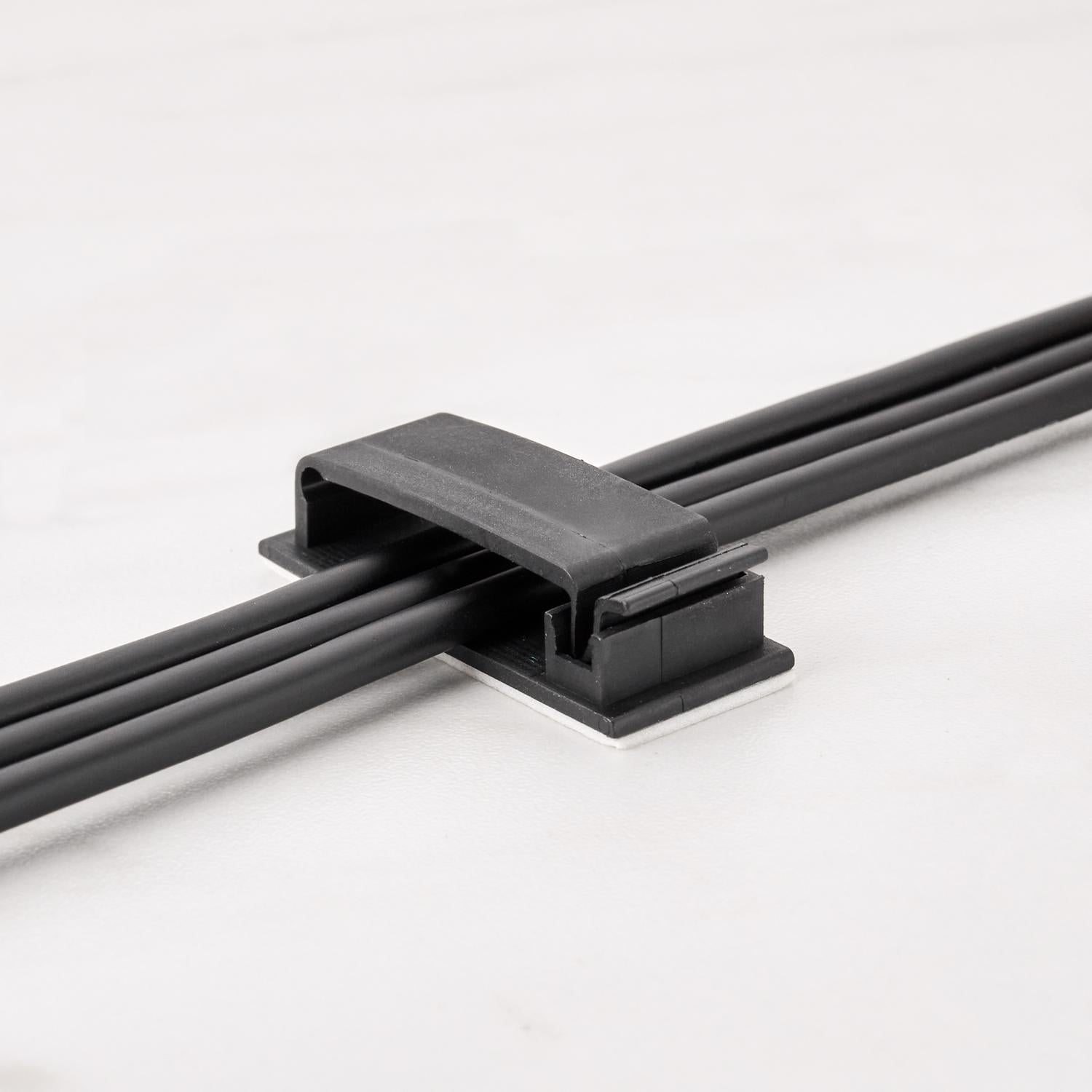 Wrap-It 3.38 in. L Black Plastic Cable Clip - Case of 6