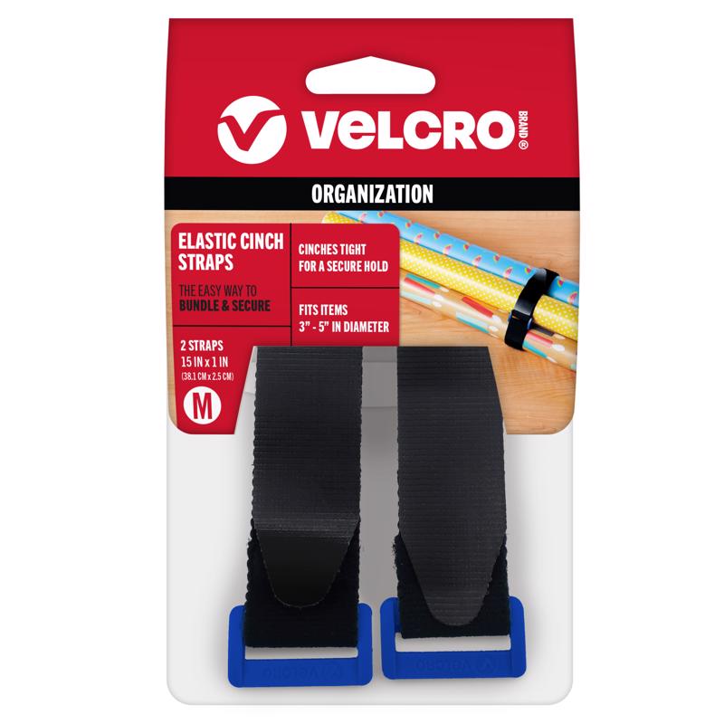 VELCRO BRAND - VELCRO Brand Medium Nylon Bundling Straps 15 in. L 2 pk