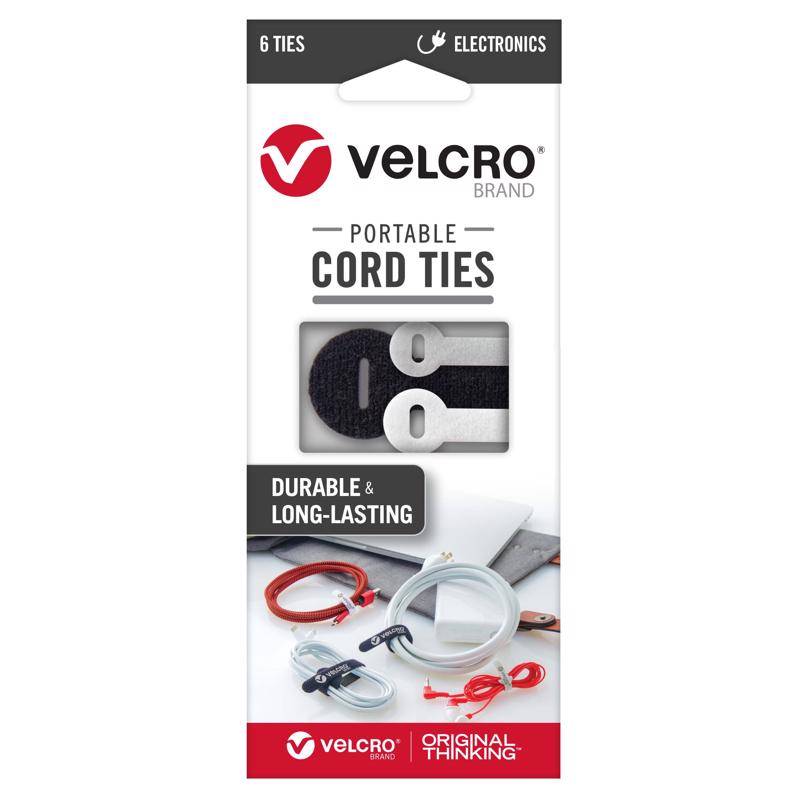VELCRO BRAND - VELCRO Brand Assorted Nylon Ties 6 pk