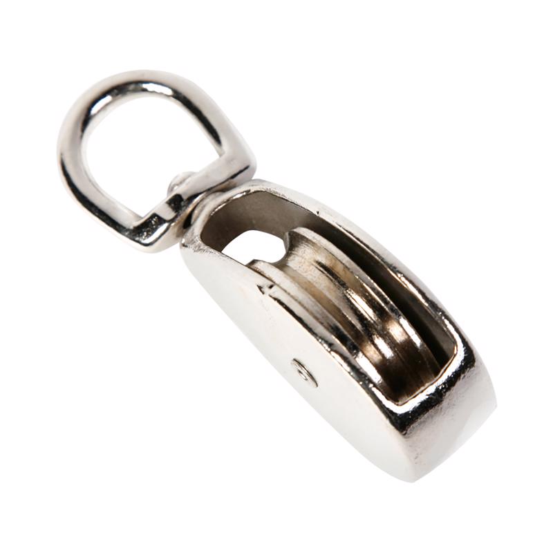 KOCH INDUSTRIES - Koch Industries 3/4 in. D Nickel Steel Swivel Eye Single Sheave Swivel Eye Pulley