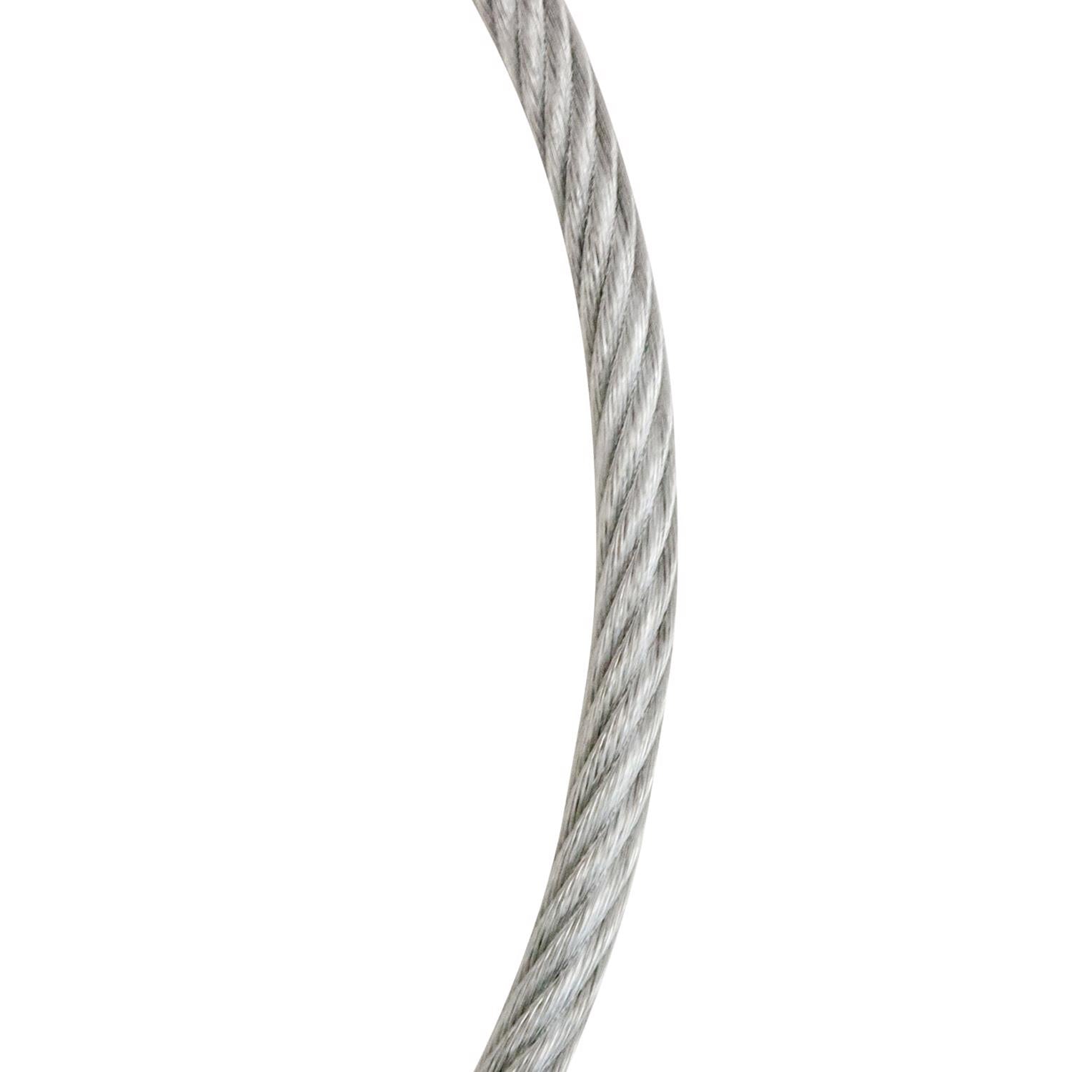 Koch Industries 1/4-5/16 in. D X 200 ft. L Galvanized Clear Vinyl Coated Wire Rope Cable
