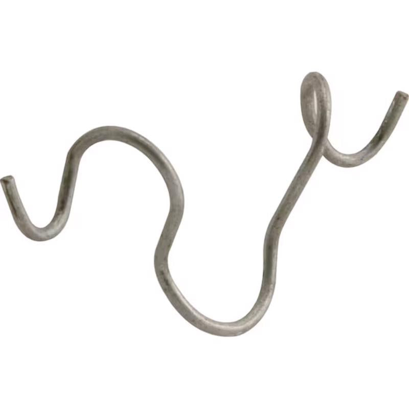 BARTON KRAMER - Barton Kramer Gray Spring Steel Rams Horn Clip 100 pk